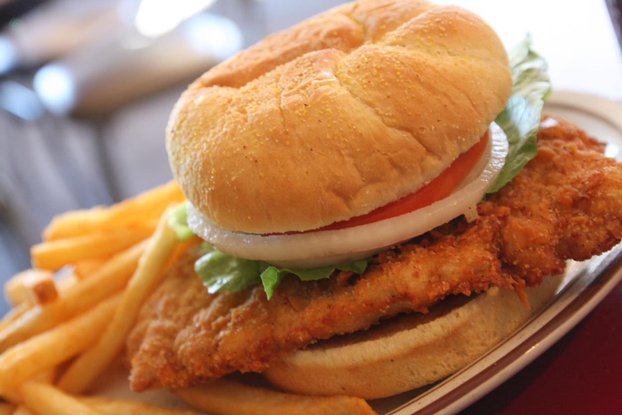 Breaded Pork Tenderloin Sandwich